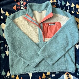 NWOT Women’s Columbia fleece quarter snap pullover